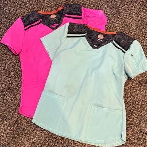 Dickies scrub tops medium